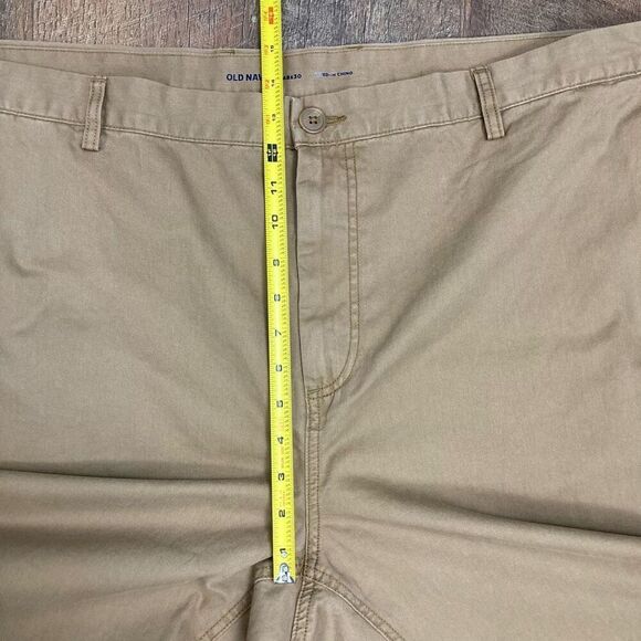 Old Navy Men’s Lived In Chino Pants in Sand Light Camel 100% Cotton sz 48x30 NWT - Picture 7 of 8